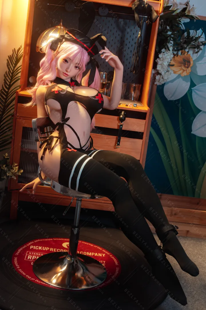 157cm (5ft2) K คัพ น้ำหนักเบา ซิลิโคน ตุ๊กตายาง หัวรุ่น ROS Bletilla